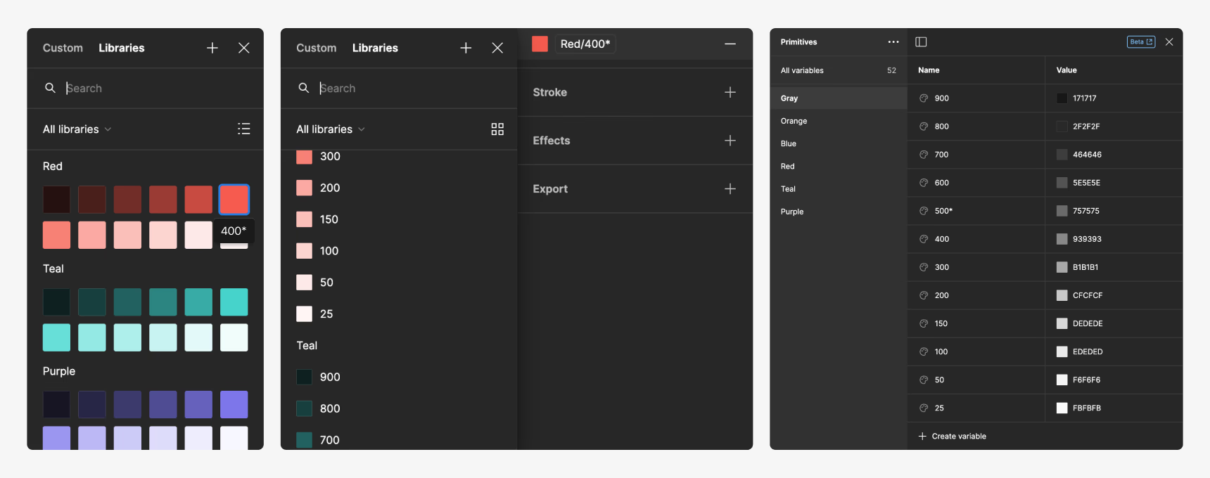 Figma Color Variables